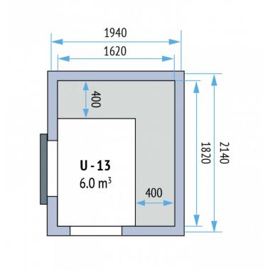 Tiefkühlzellen Evo 160 - U-13