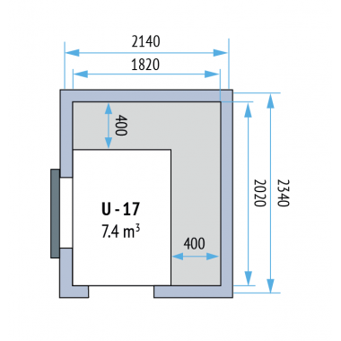 Tiefkühlzellen Evo 160 - U-17