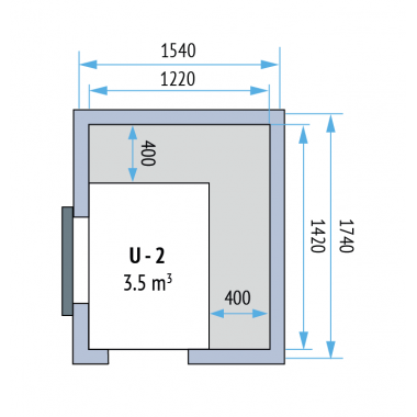Tiefkühlzellen Evo 160 - U-2